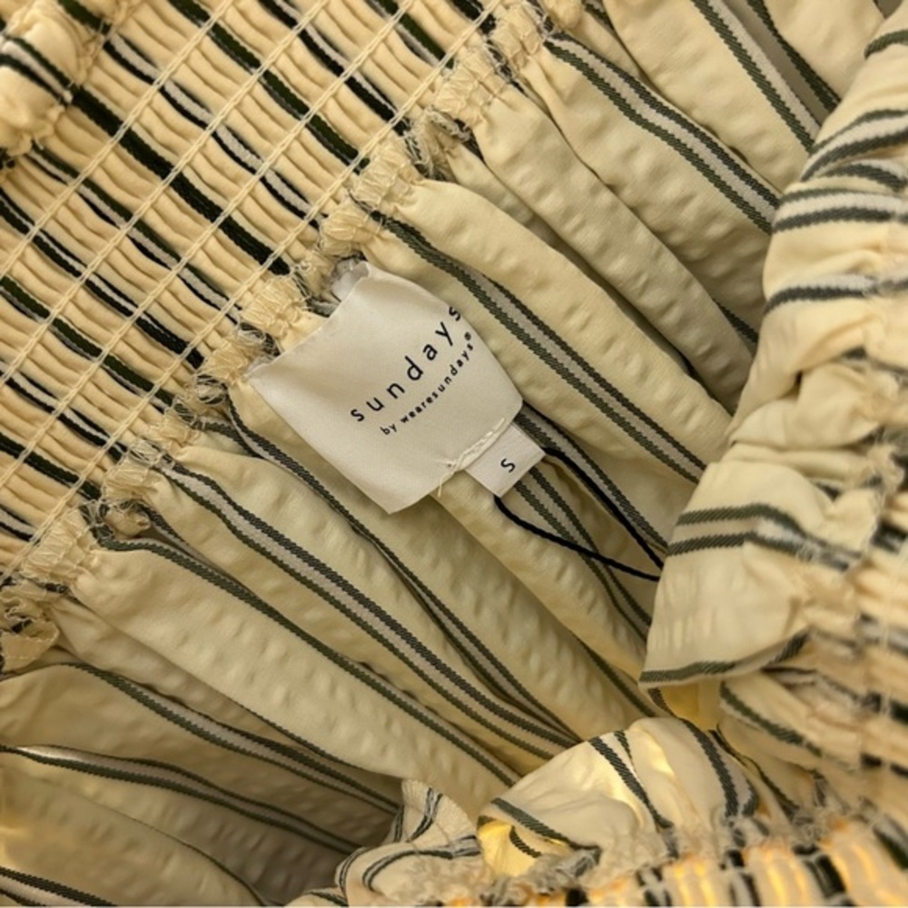 NWT Anthropologie Sundays Iona Pull-On‎ Mini Skirt Stripe Print - Picture 5 of 7